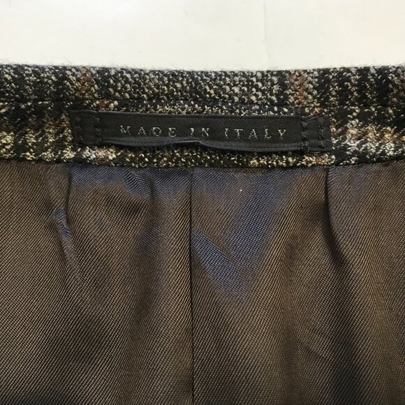 Sartoria Loro Piana Sport Coat Jacket Mens 54 R 44 Gray Plaid Wool Silk Lined - Picture 5 of 14